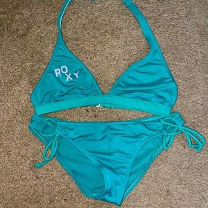 Roxy Bikini (teal) size M (juniors)